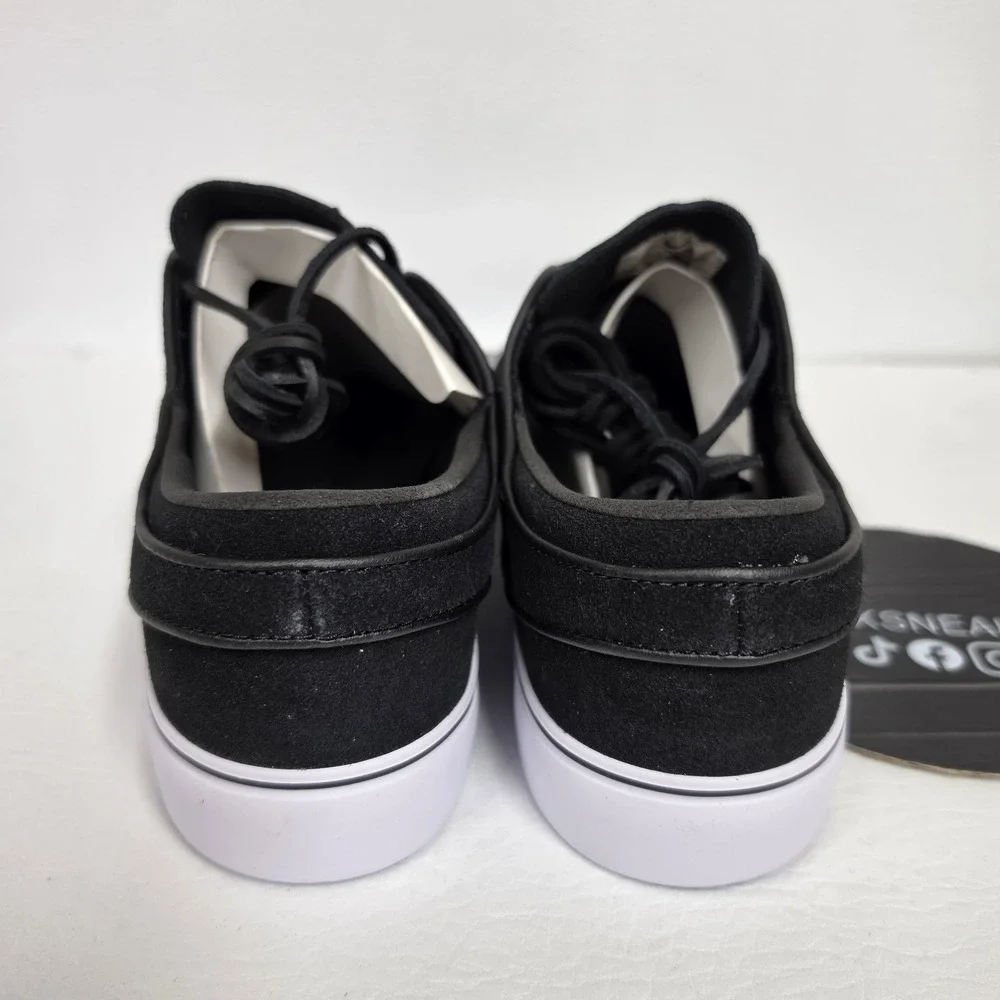 Nike SB Stefan Janoski+ Black Suede Skate ShoesFD6757- 001 Men's Size 10.5